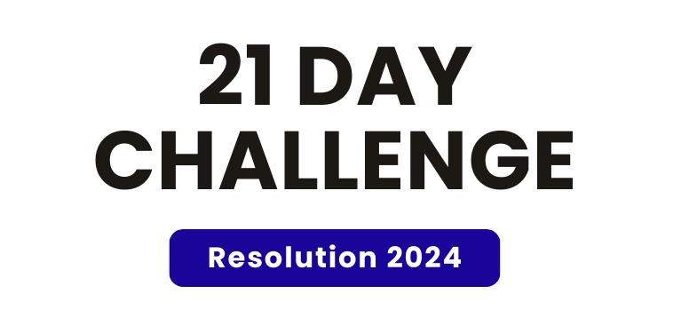 21 Day Resolution Challenge logo